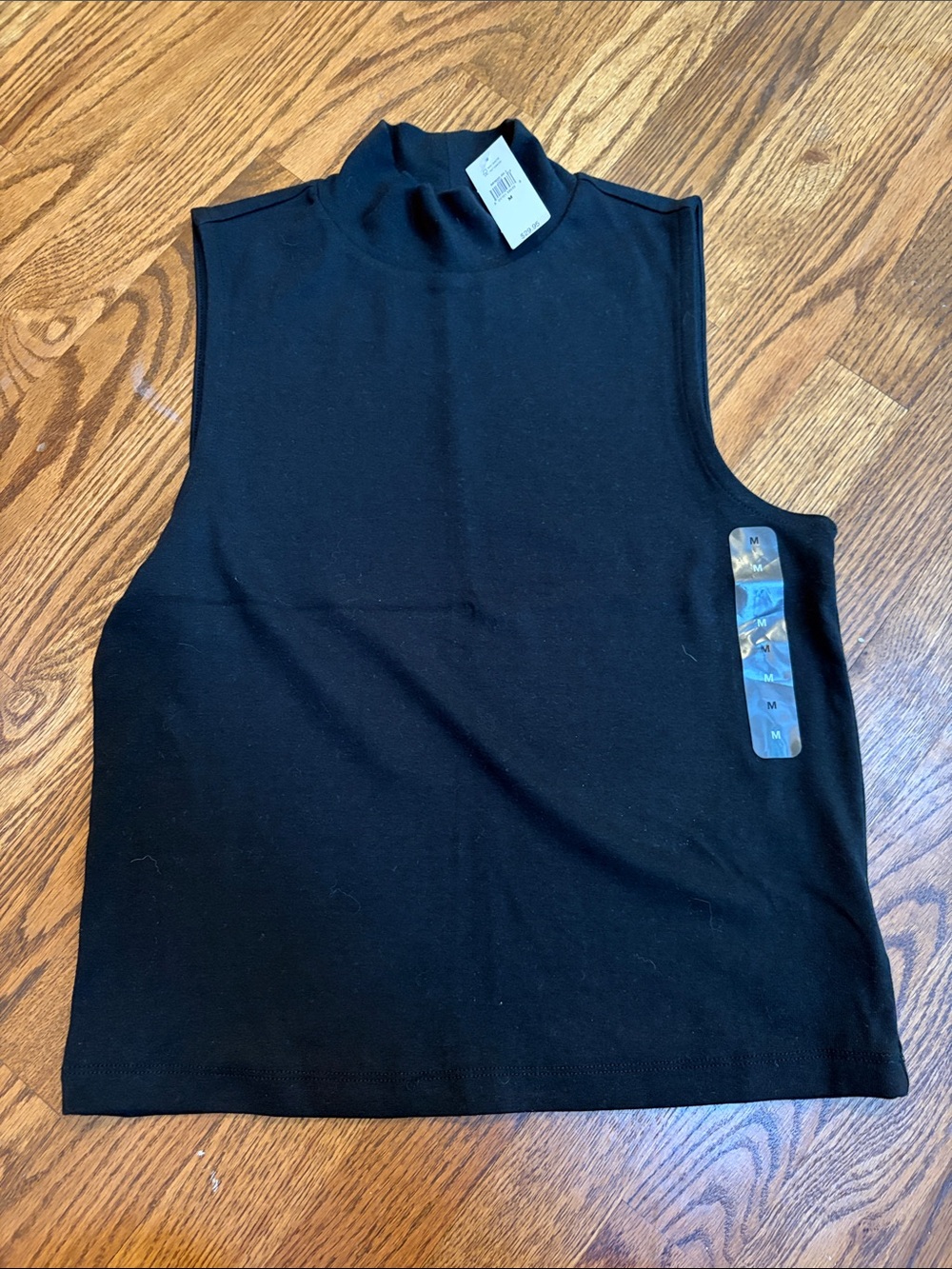 GAP Black Sleeveless Mock Neck Tank